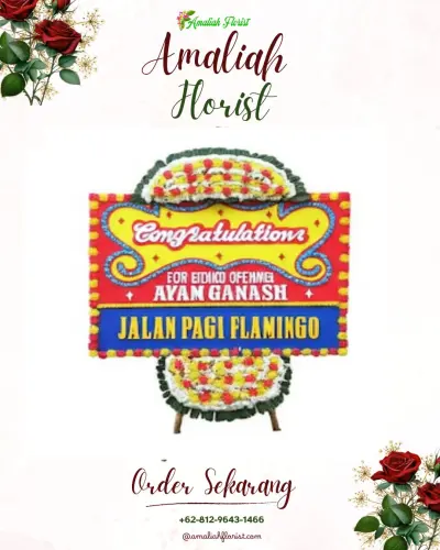 Bunga Papan Congratulation di Kalukuang